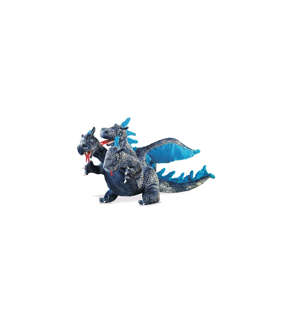 Folkmanis Three Headed Dragon Hand Puppet 