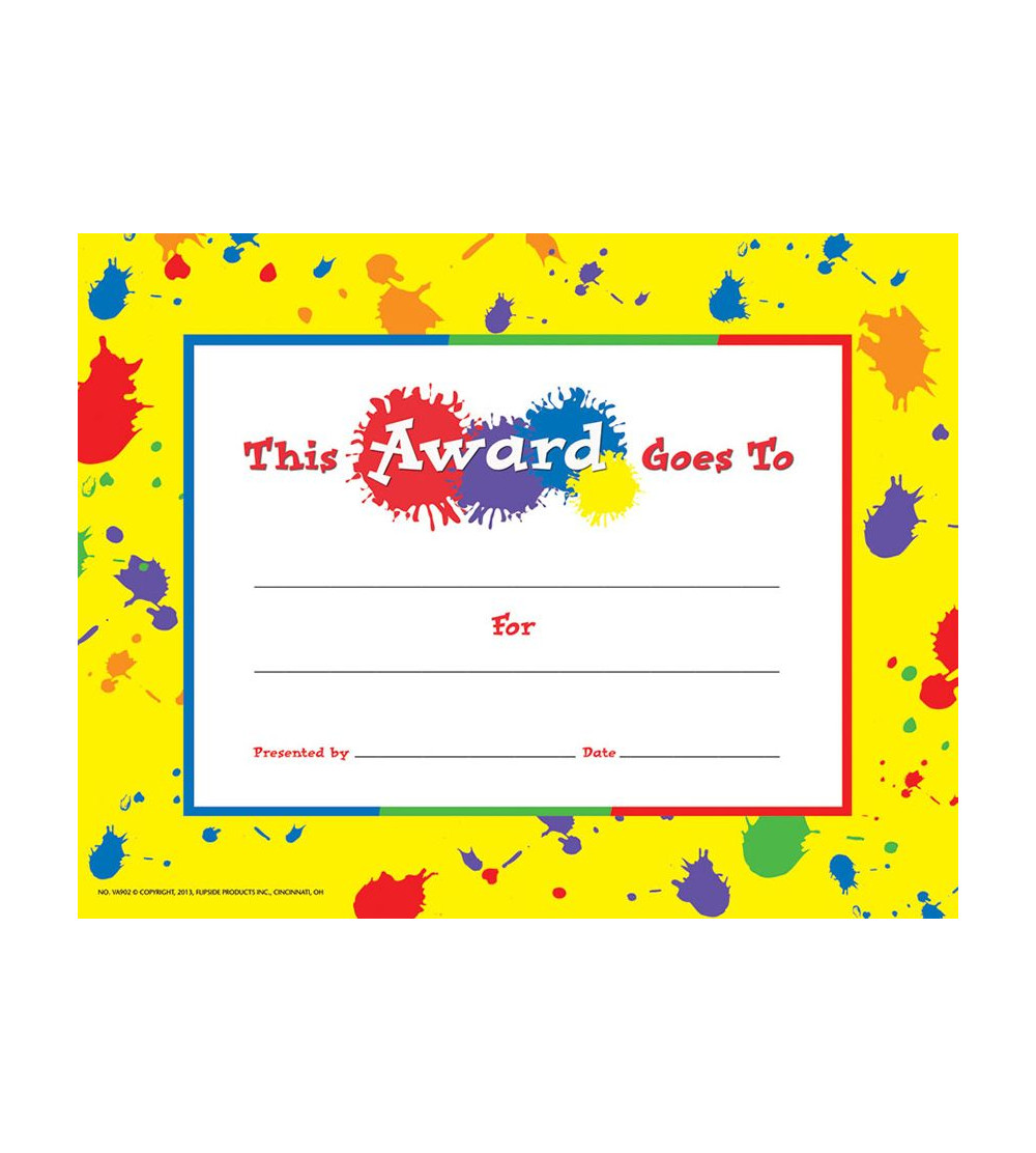 Kindergarten Certificate Hayes® HVA701