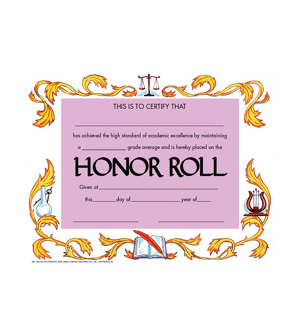 honor-roll-certificate-flipside-products-hva212cl