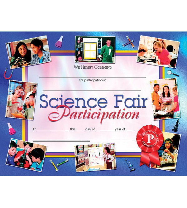 Science Fair Participation Certificate - Flipside Products - HVA672