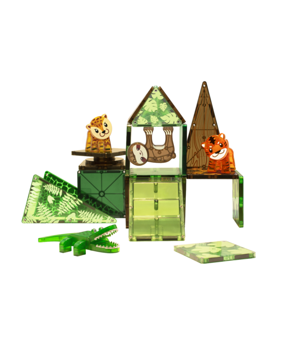 magna tiles jungle