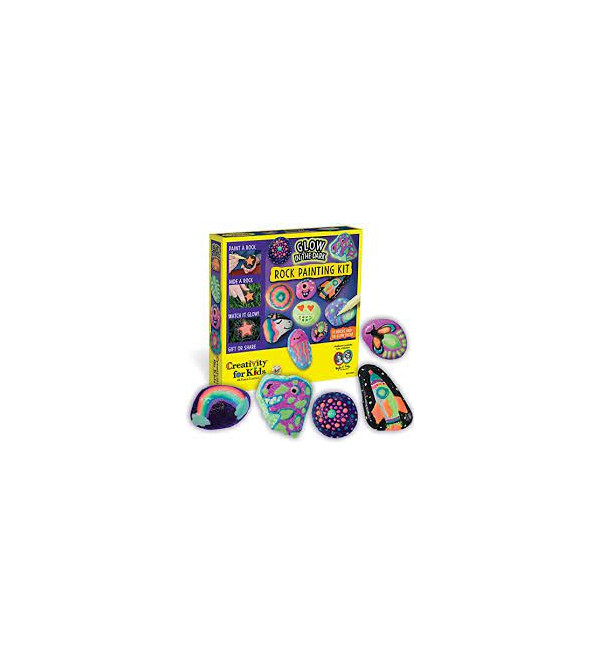 Creativity for Kids Glow in The Dark Rock Painting Kit