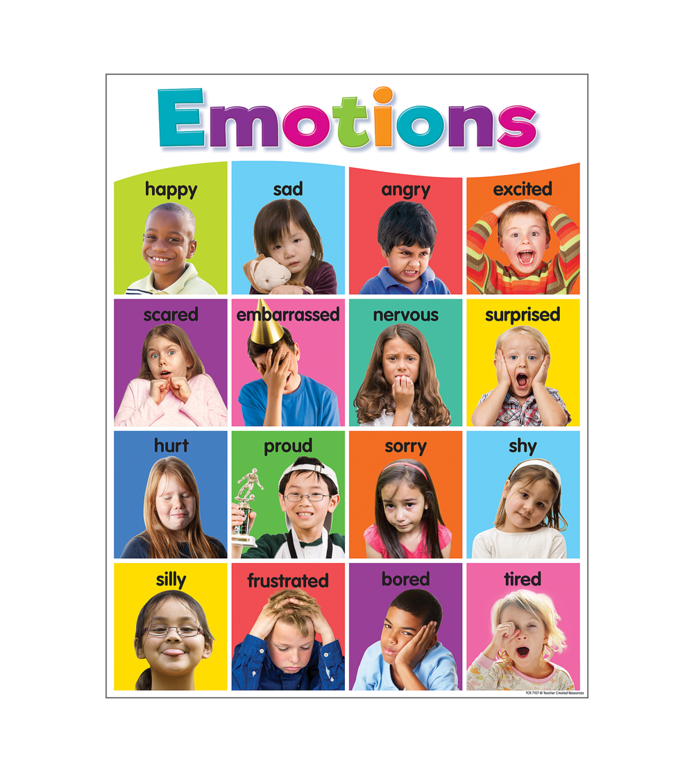 Colorful Emotions Chart Teacher Created Resources TCR7107